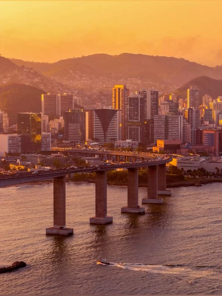 Vista da cidade de Vitória, Espírito Santo